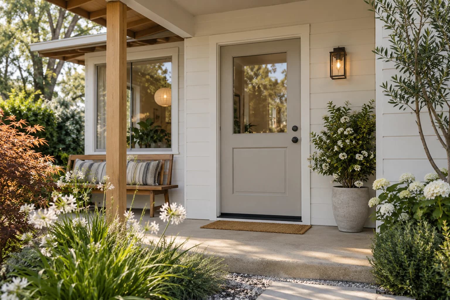 Front door featuring Early Evening paint