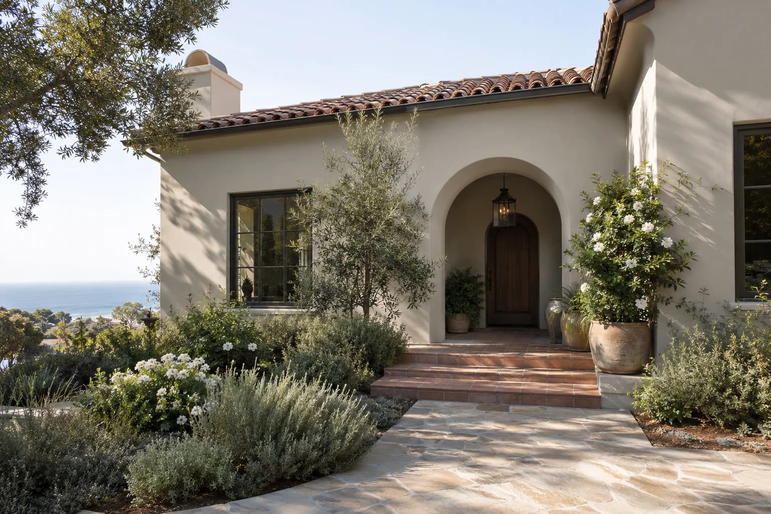 Stucco featuring Early Evening paint