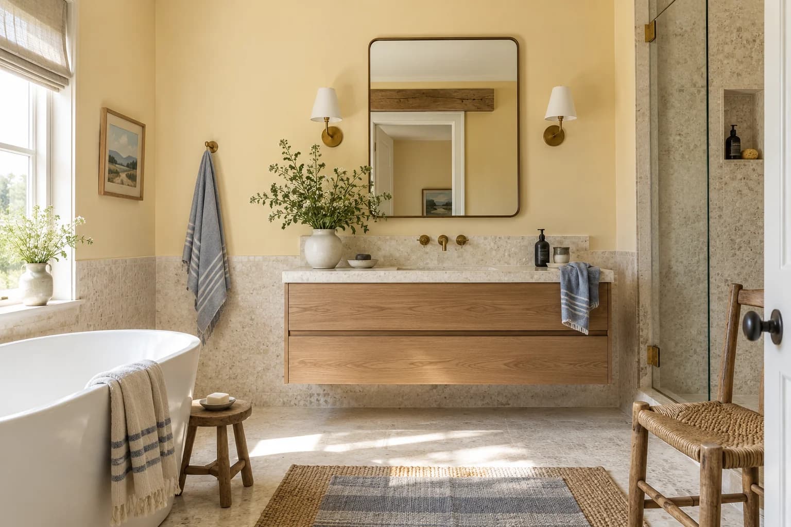 Bathroom featuring Limitless paint