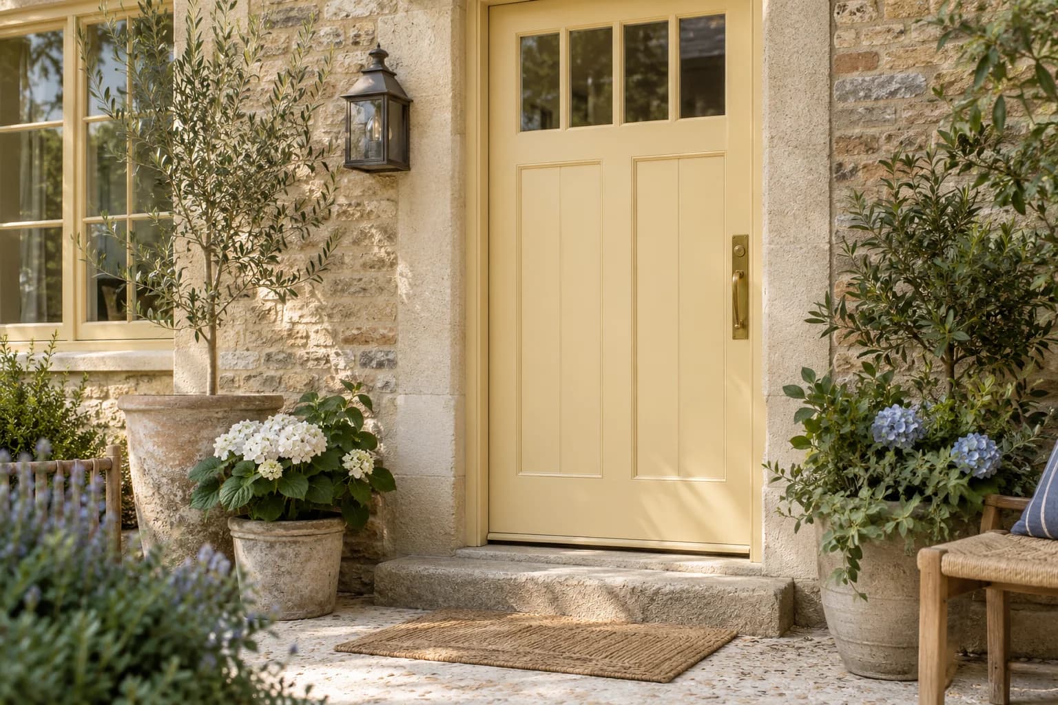 Front door featuring Limitless paint