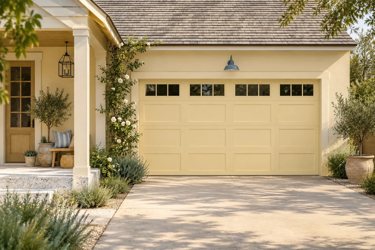 Garage door featuring Limitless paint