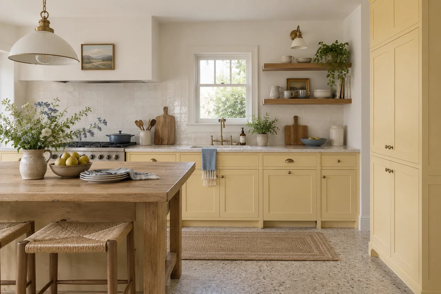 Kitchen cabinets featuring Limitless paint