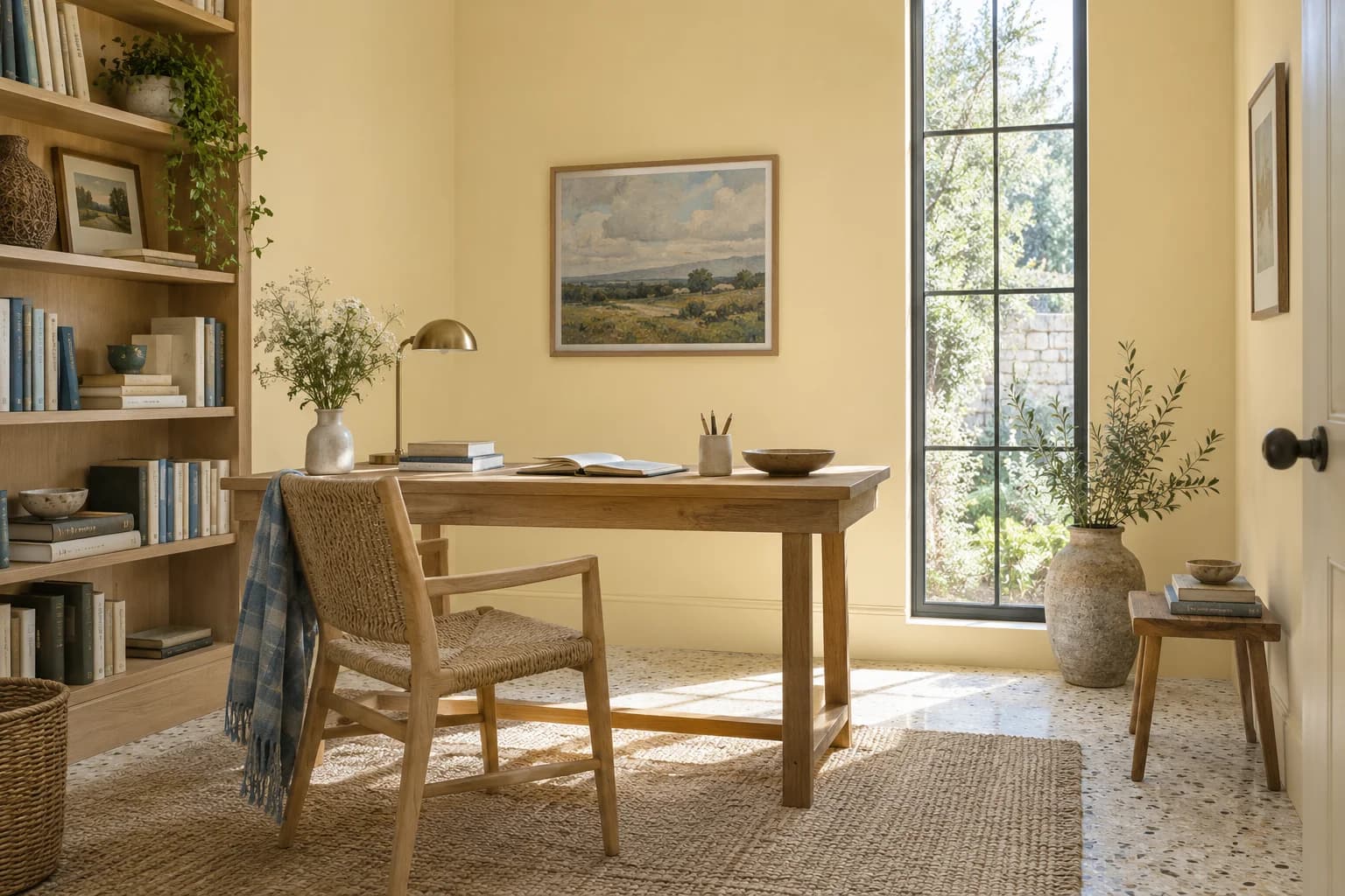 Home office featuring Limitless paint