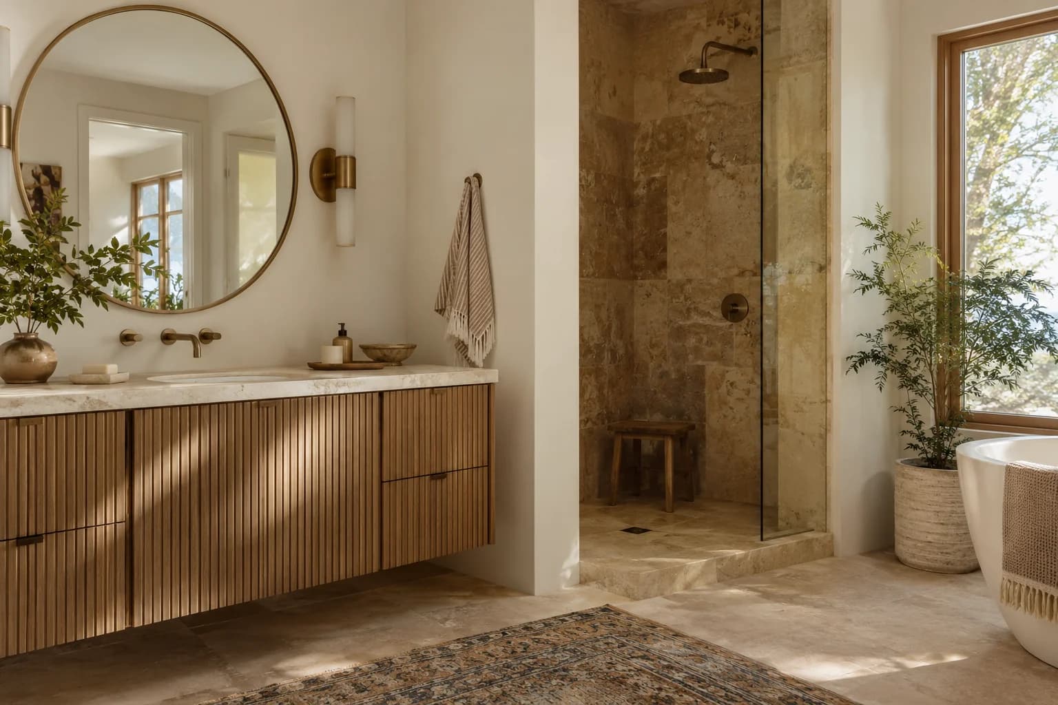 Bathroom featuring Oatmeal paint