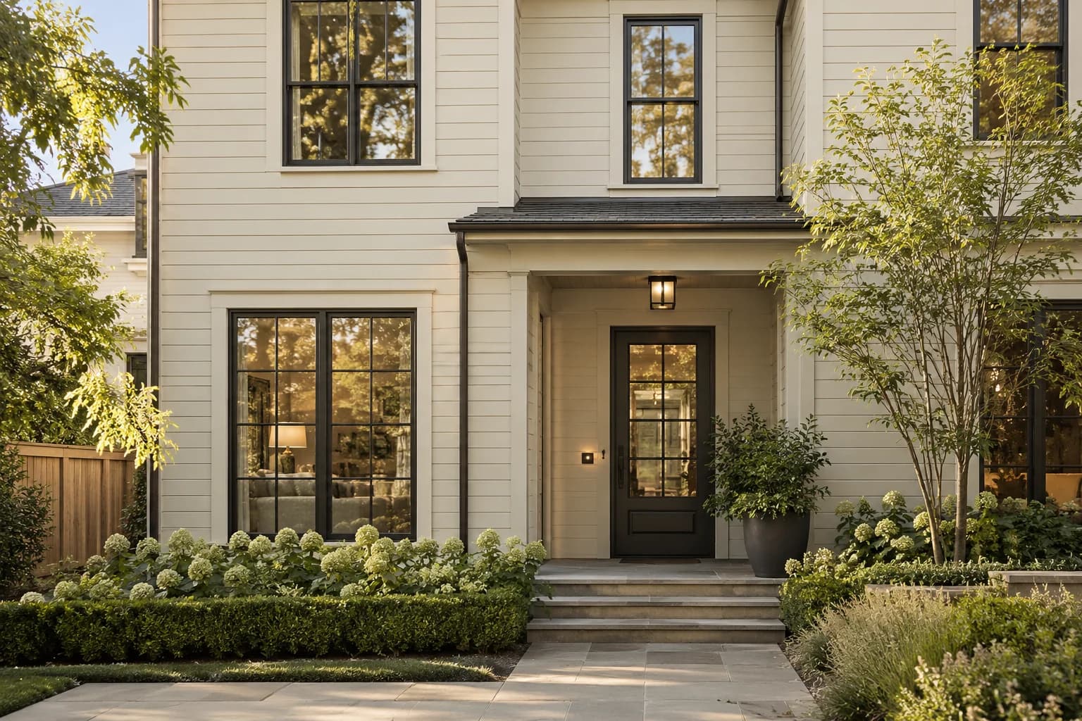 Siding featuring Oatmeal paint