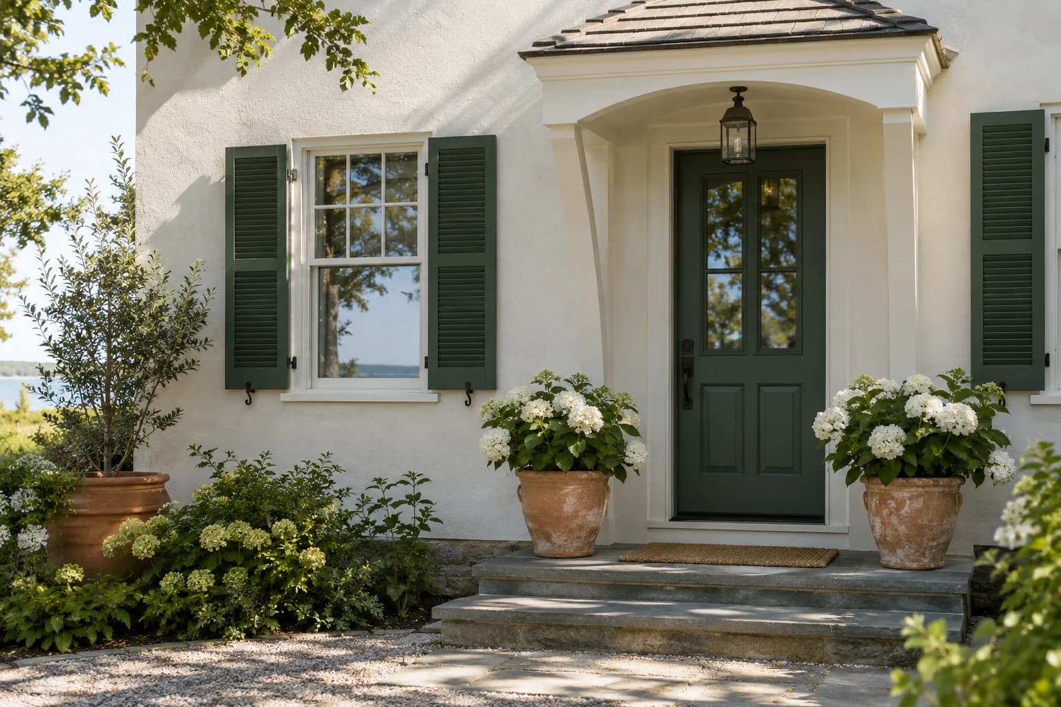 Shutters & trim featuring Pine Forest paint