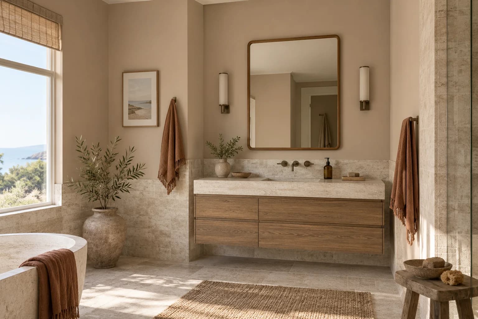 Bathroom featuring Transcend paint
