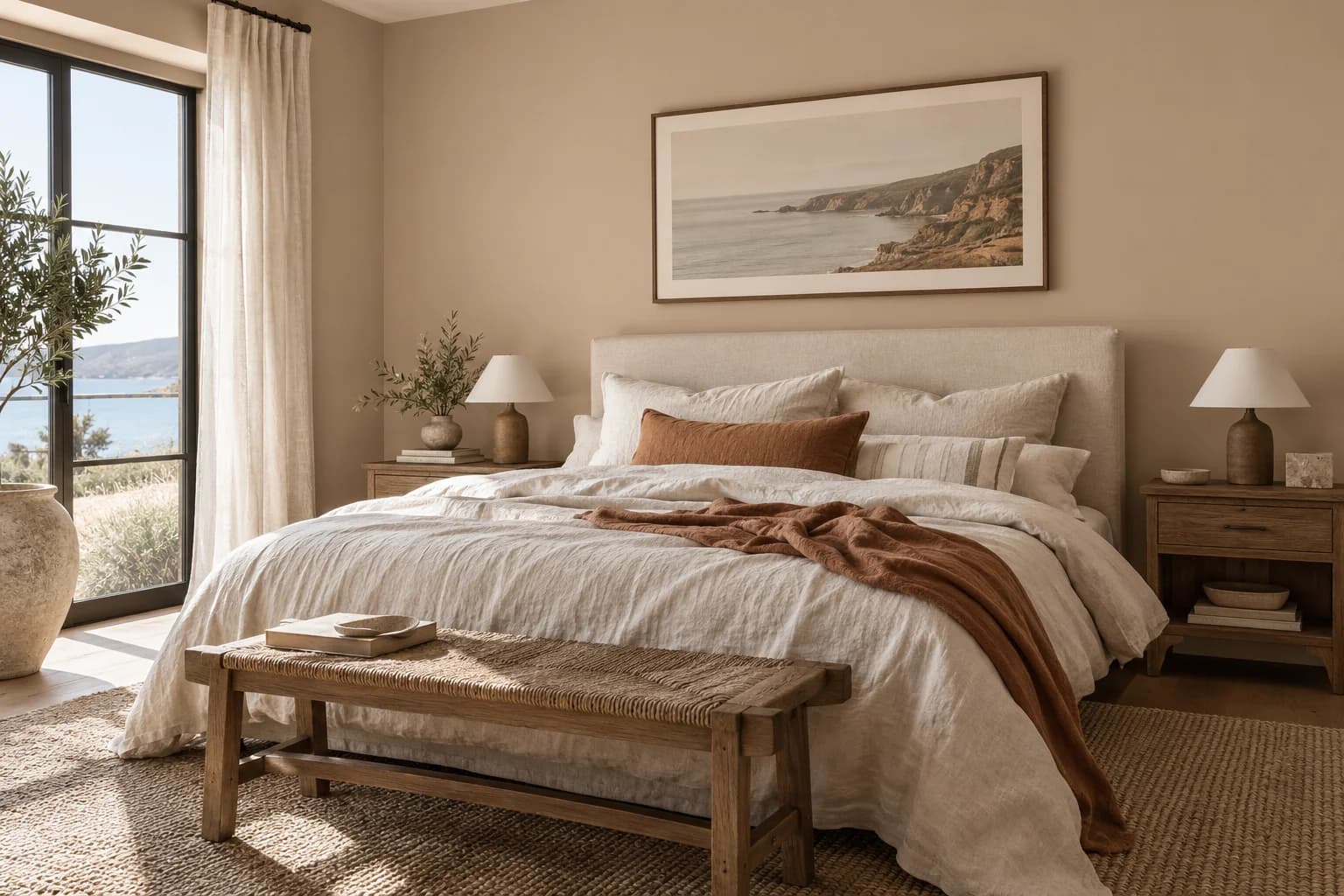 Bedroom featuring Transcend paint