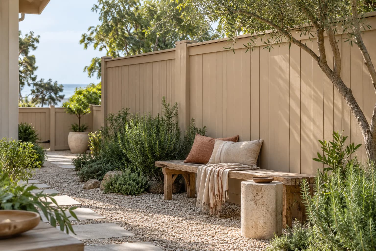 Fences & garden structures featuring Transcend paint