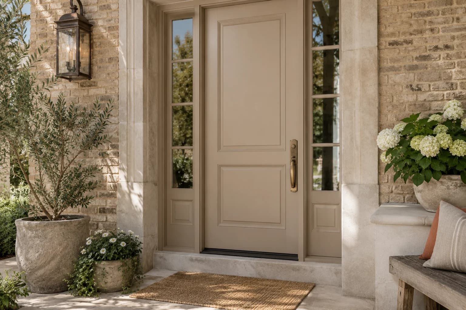 Front door featuring Transcend paint