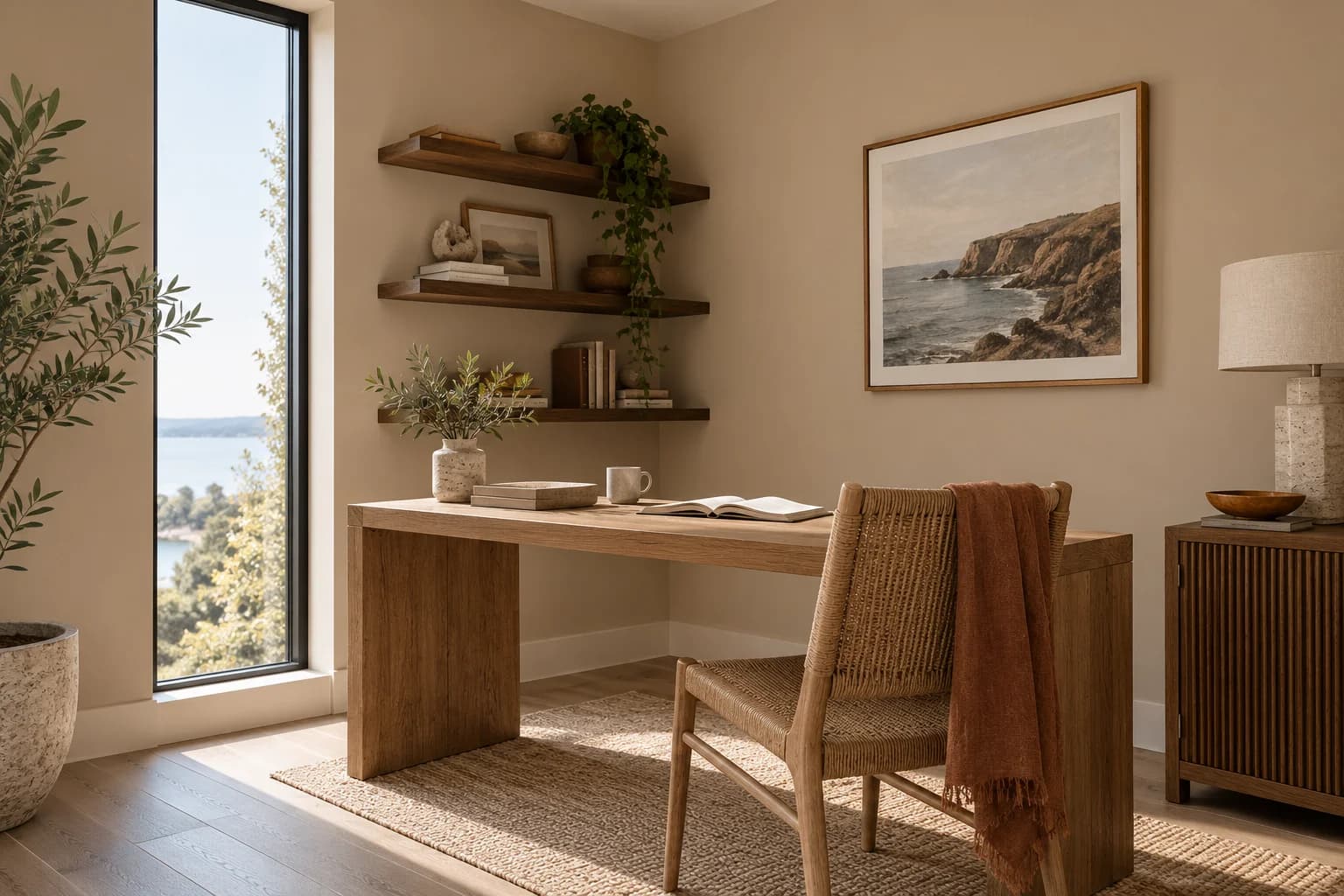 Home office featuring Transcend paint