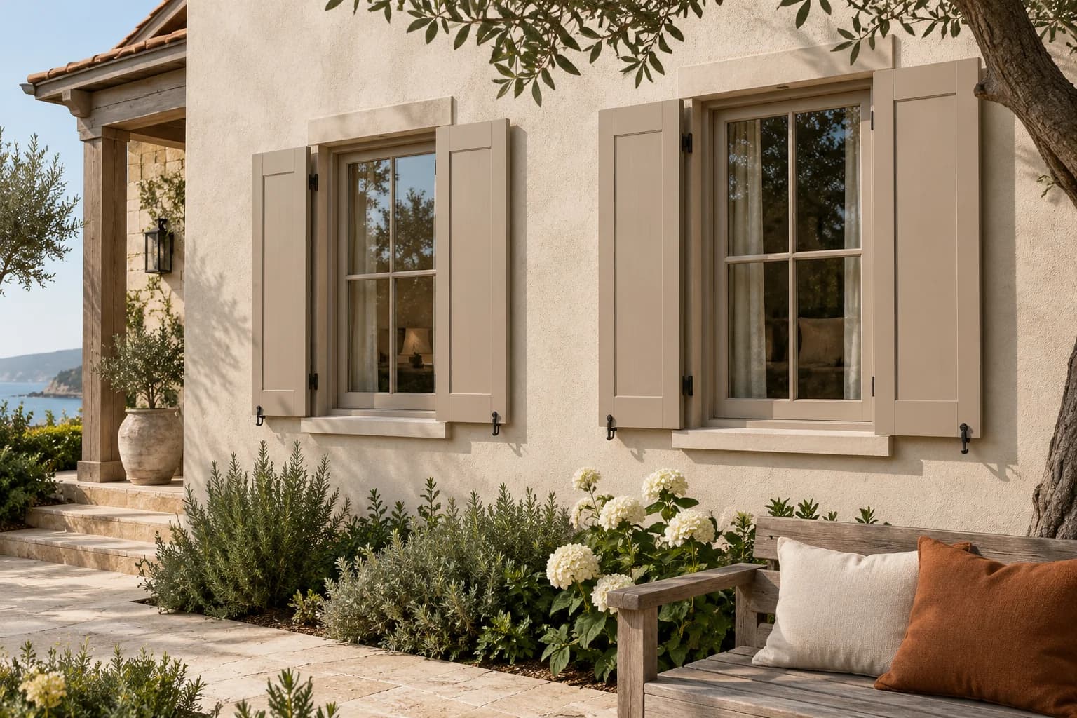 Shutters & trim featuring Transcend paint