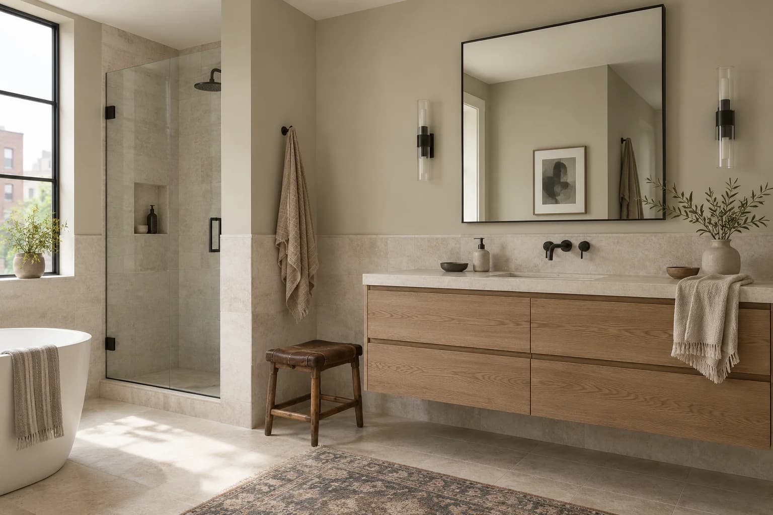 Bathroom featuring Whiskers paint