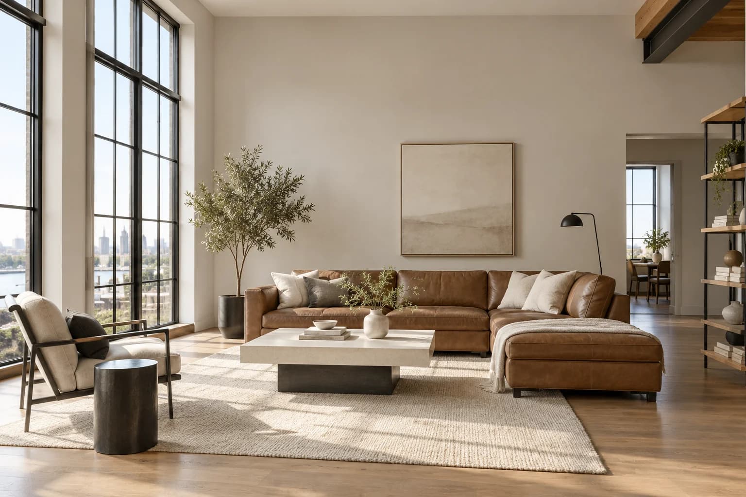 Whiskers walls in a Scandinavian living room