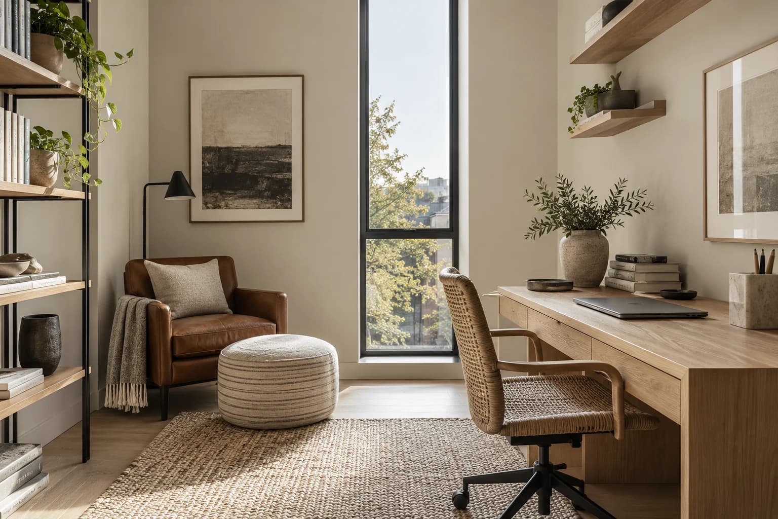 Home office featuring Whiskers paint