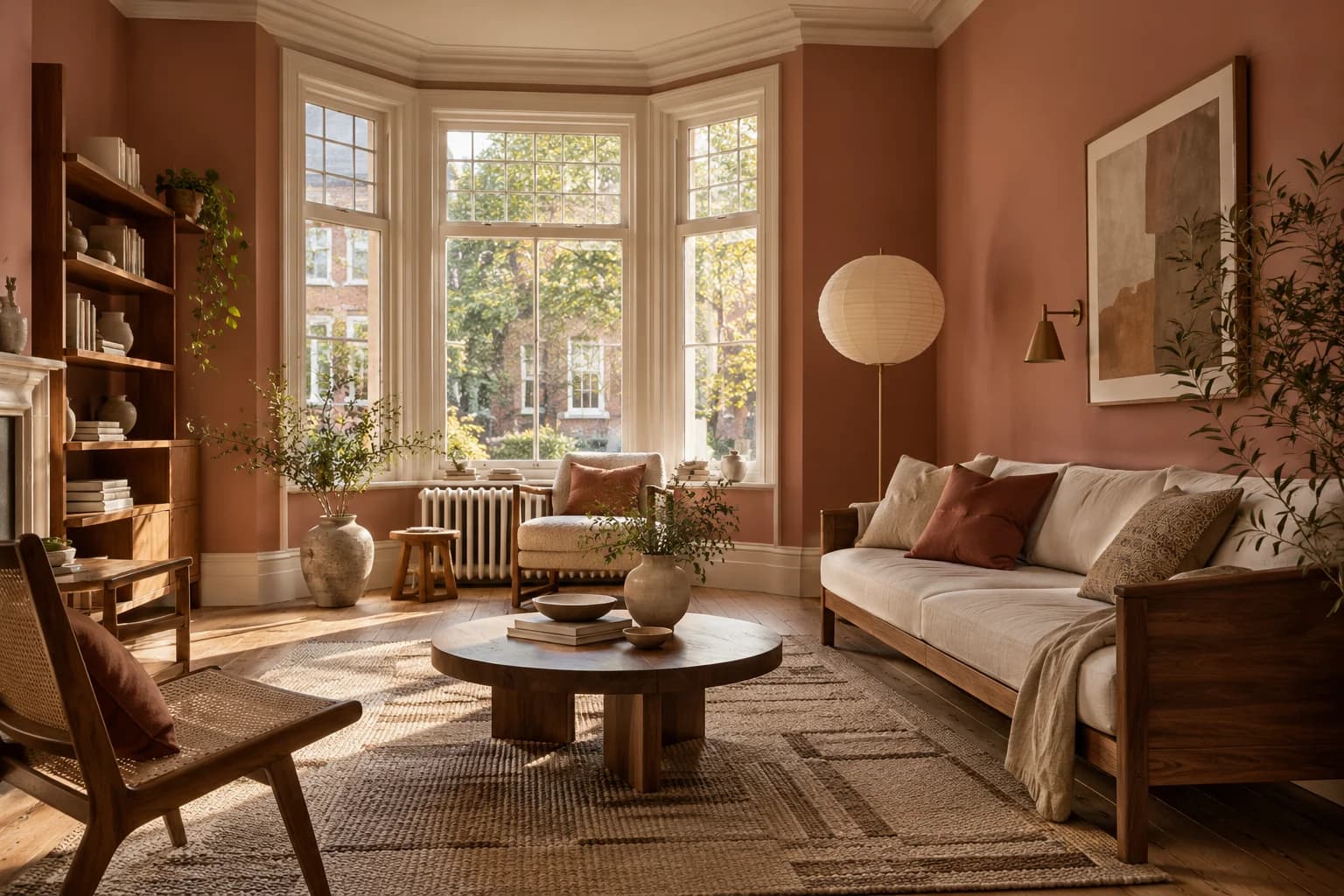 Living room featuring Red Earth paint