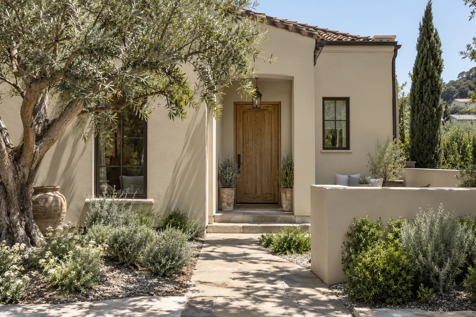 Stucco featuring Accessible Beige paint