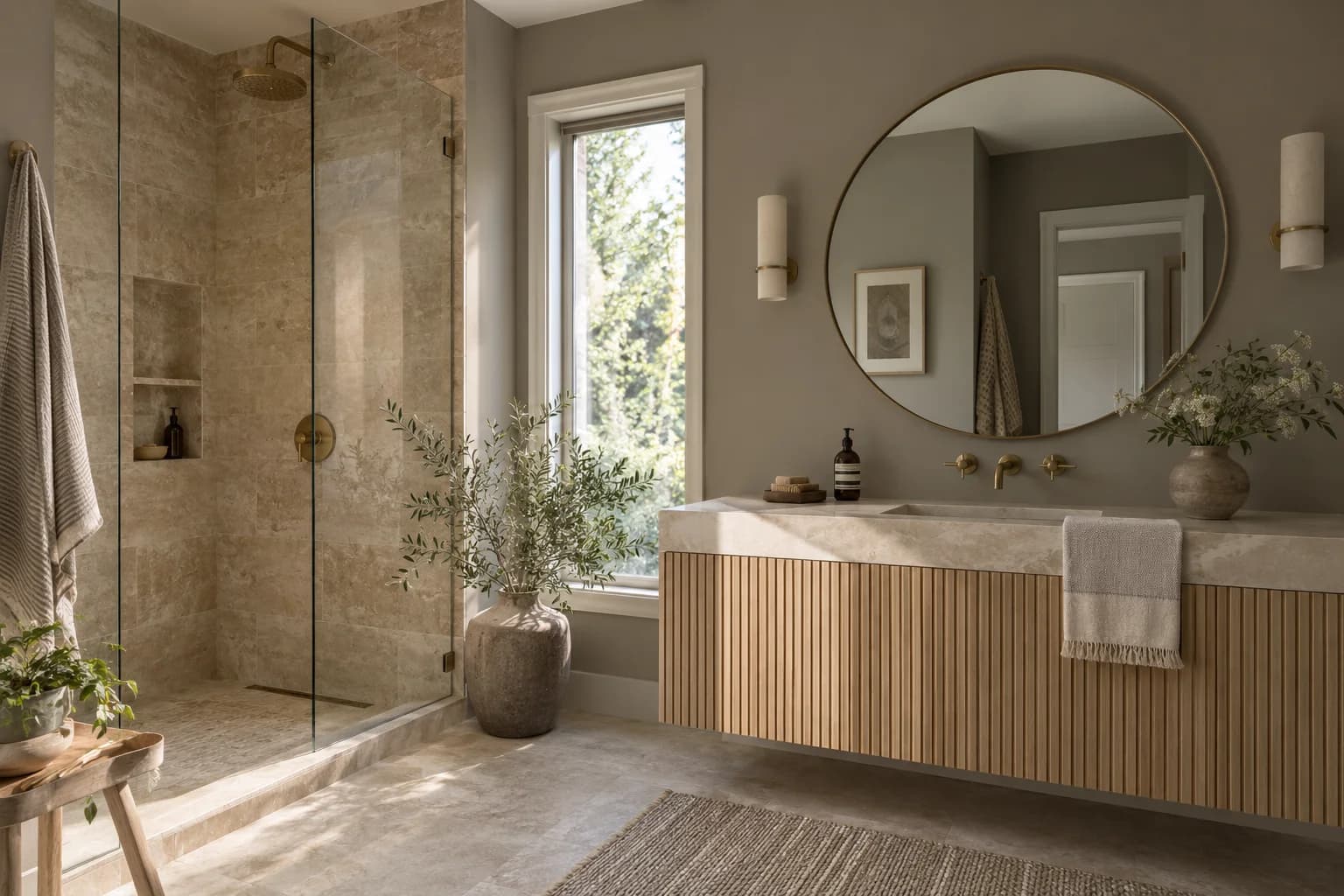 Bathroom featuring Dovetail paint
