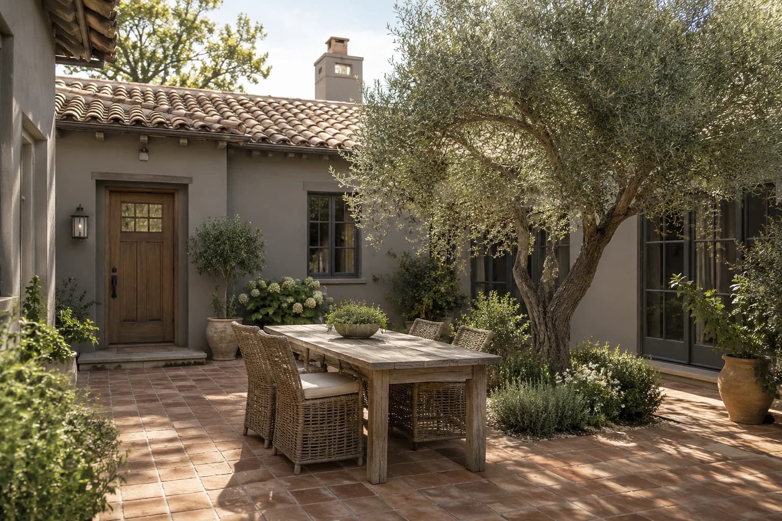Stucco featuring Dovetail paint