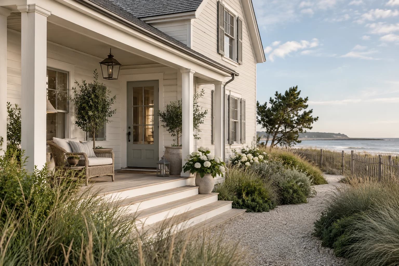 Siding featuring Eider White paint