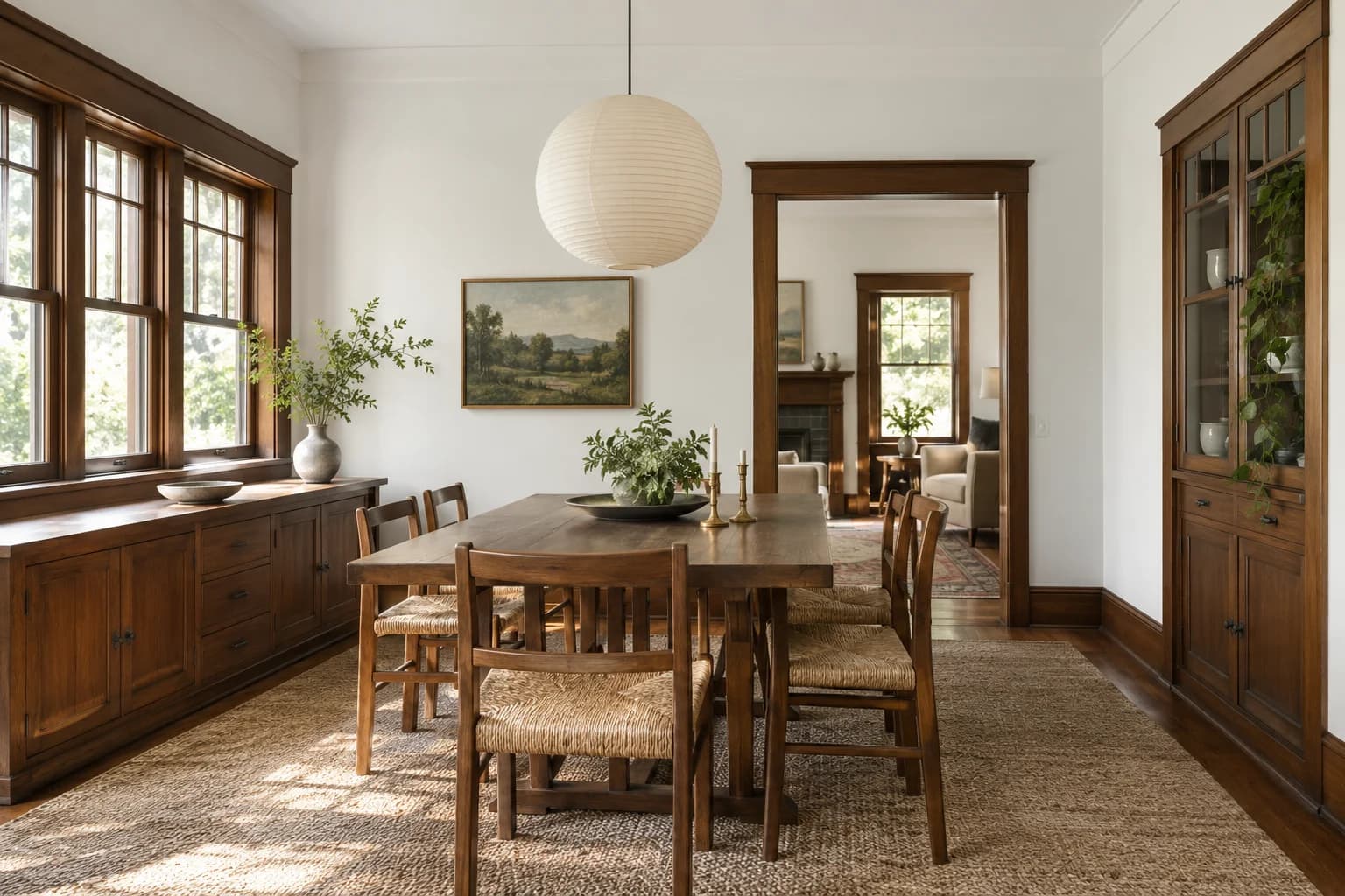 Dining room featuring Extra White paint