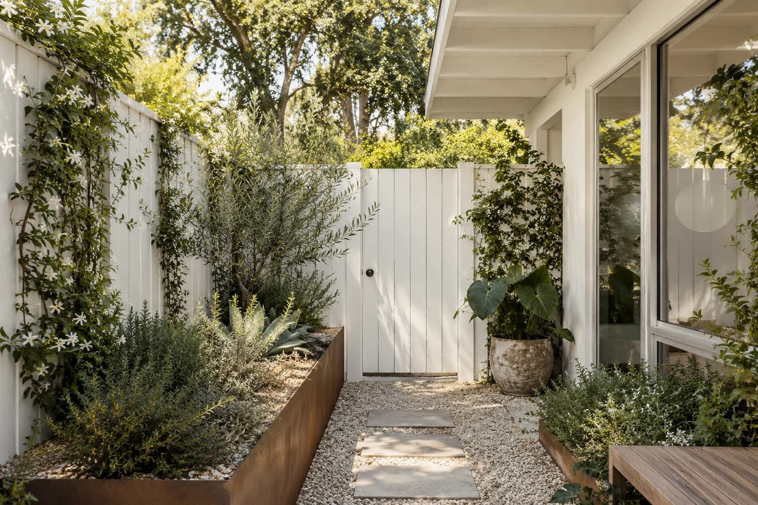Fences & garden structures featuring Extra White paint