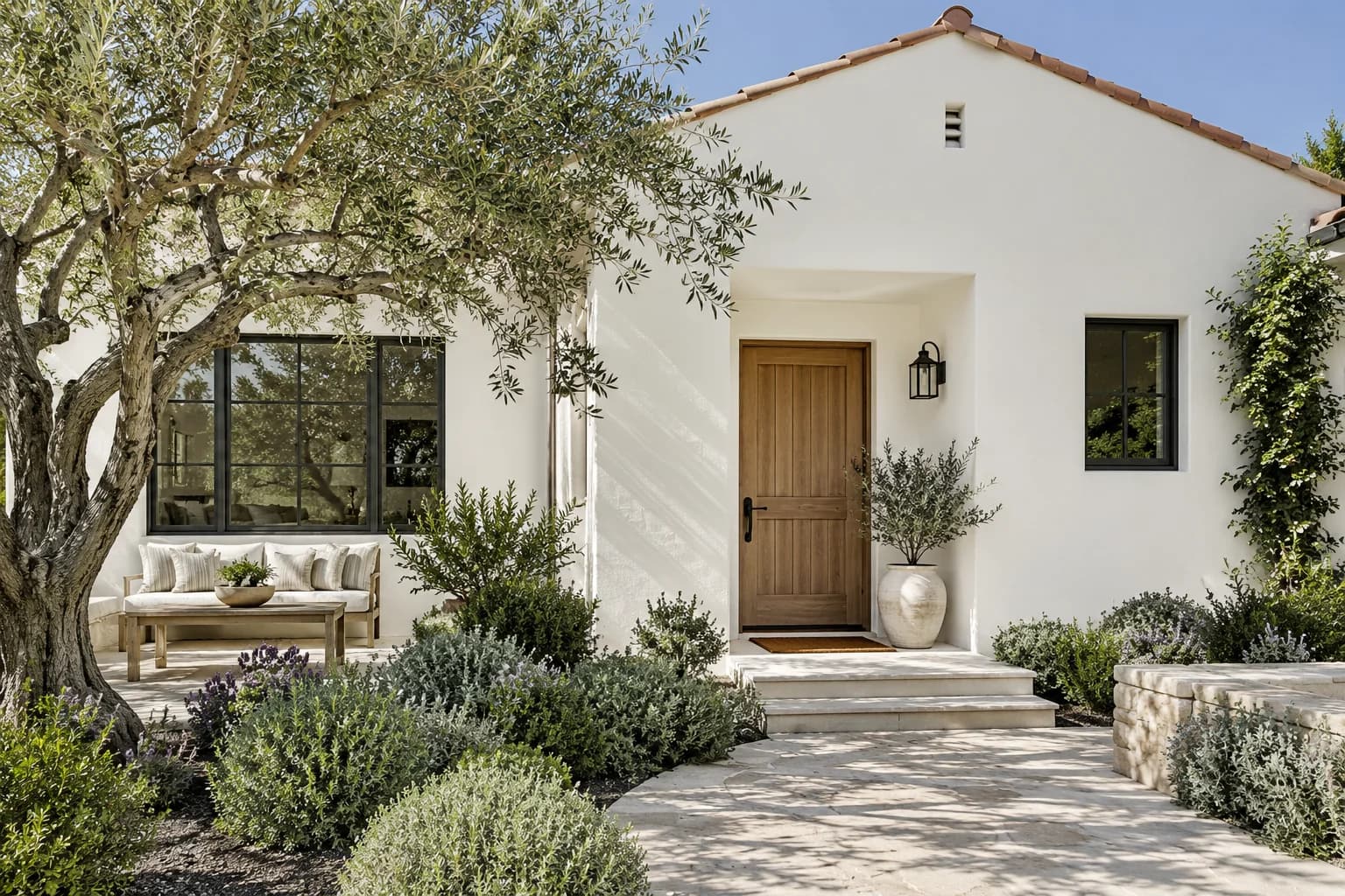 Stucco featuring Pure White paint
