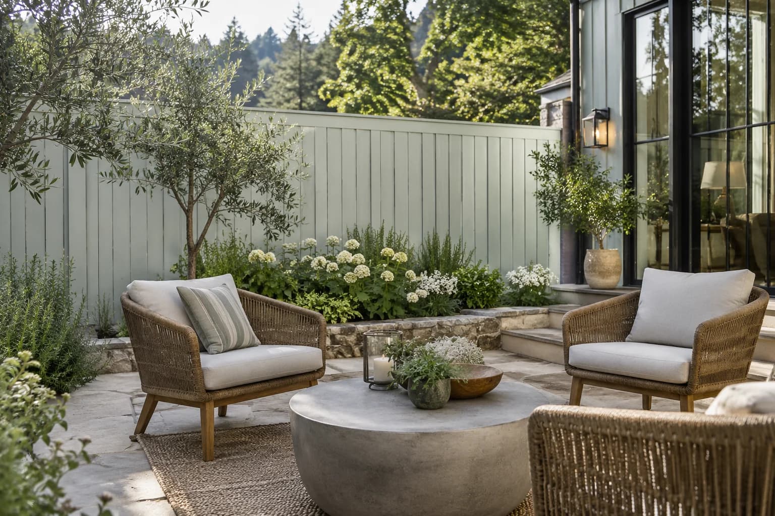Fences & garden structures featuring Rainwashed paint