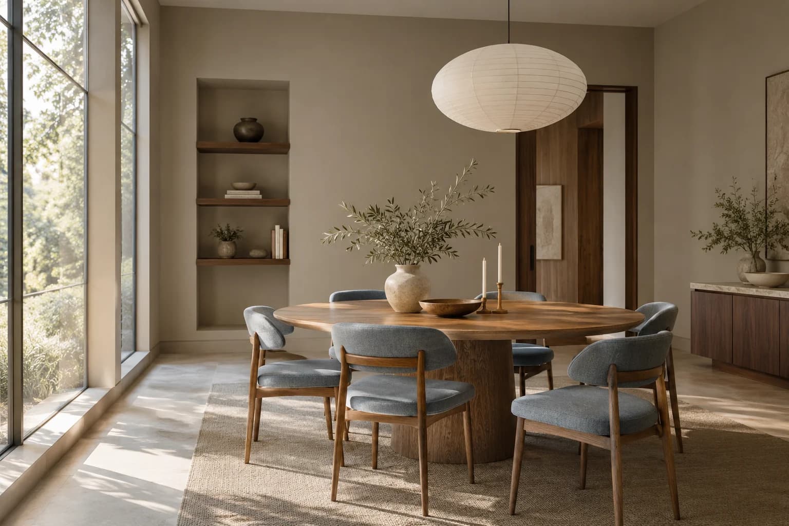 Dining room featuring Coastal Villa paint