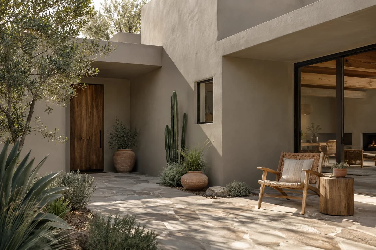 Stucco featuring Coastal Villa paint