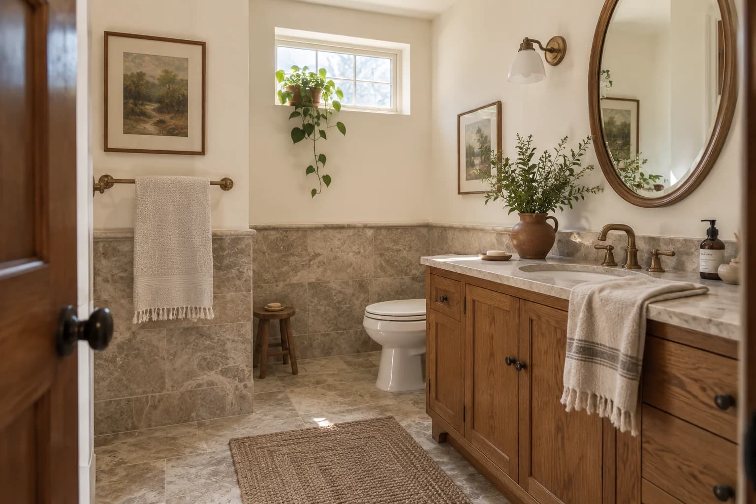 Bathroom featuring Cozy White paint