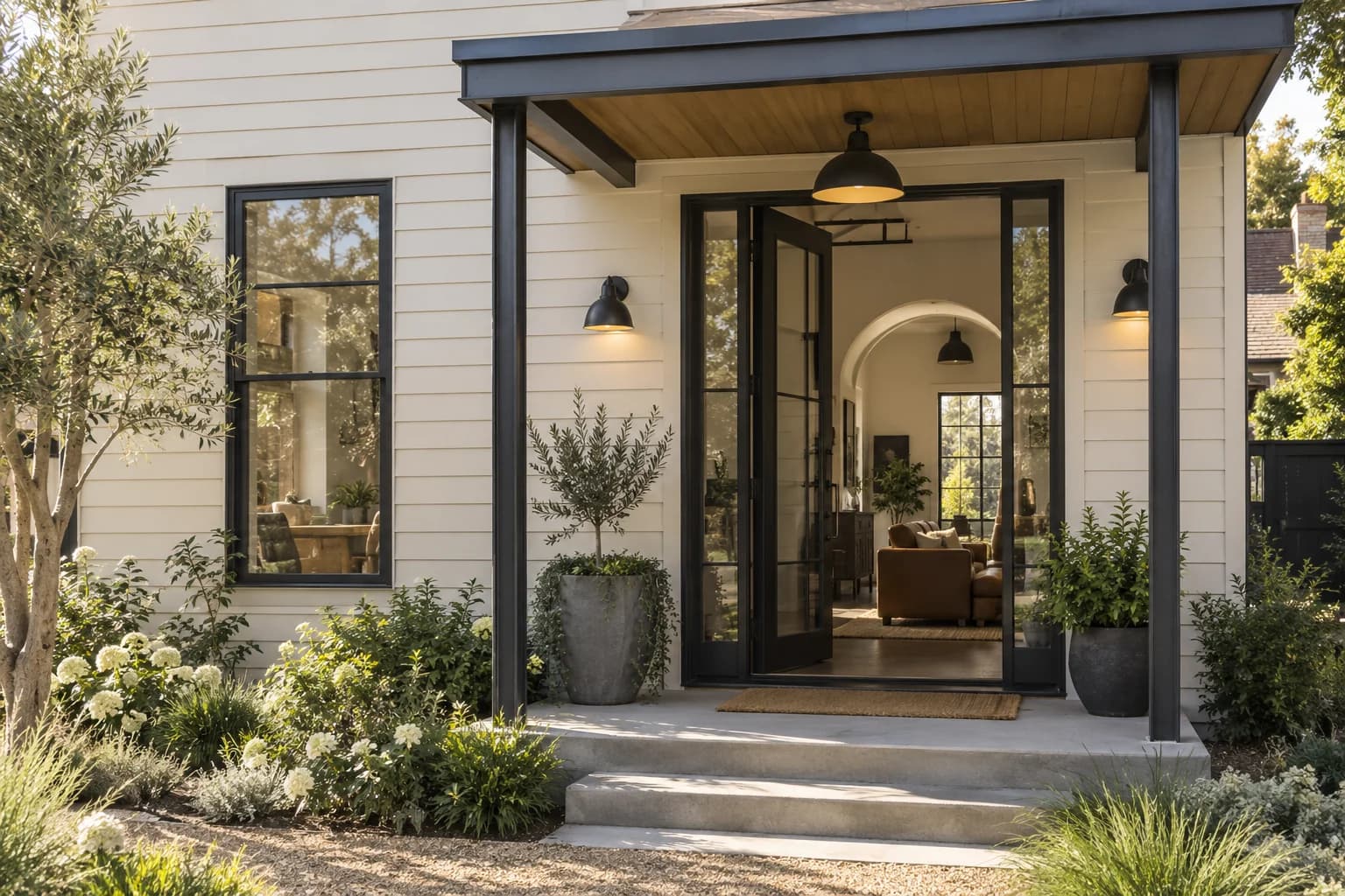 Siding featuring Cozy White paint