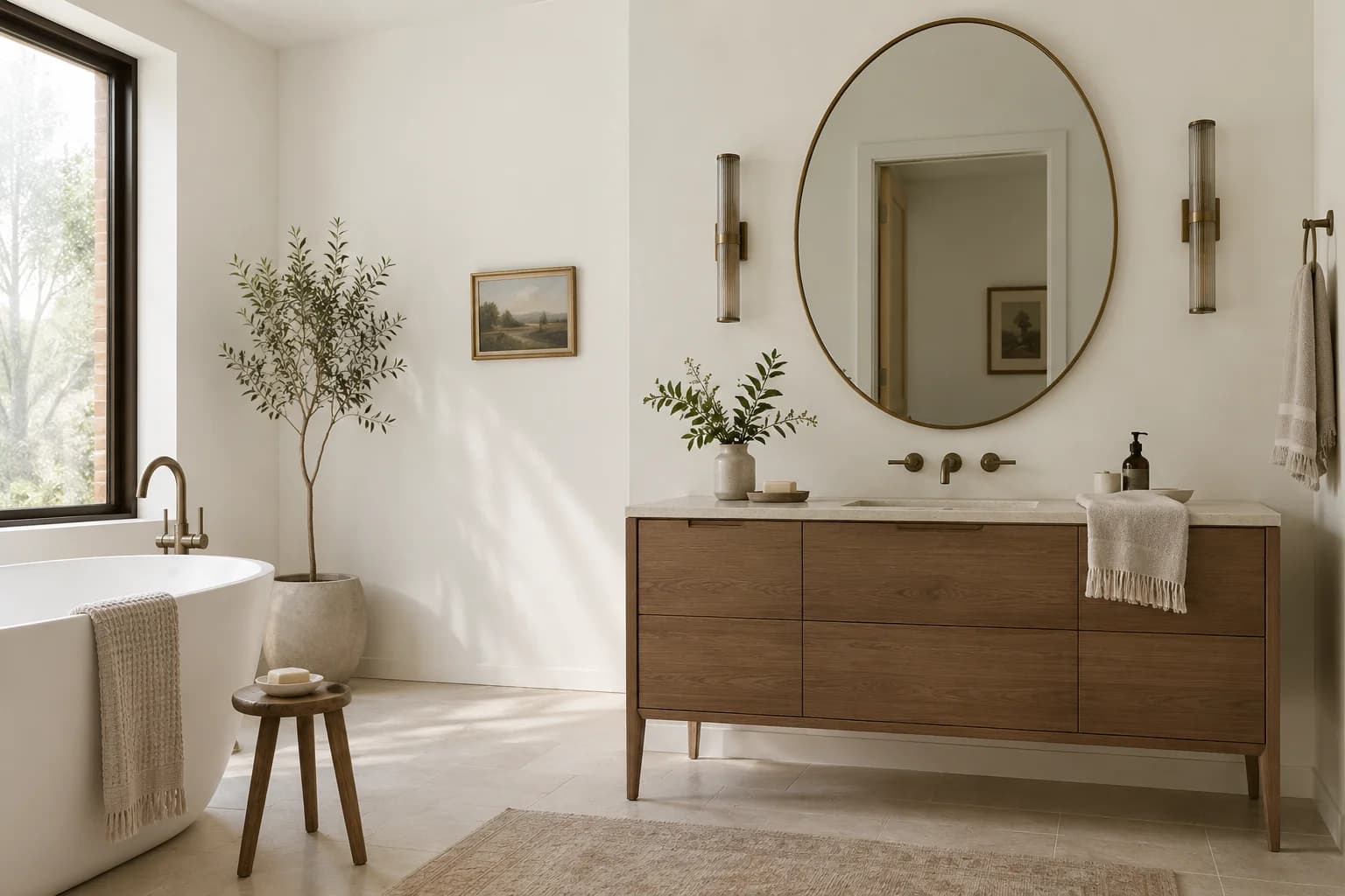 Bathroom featuring Du Jour paint
