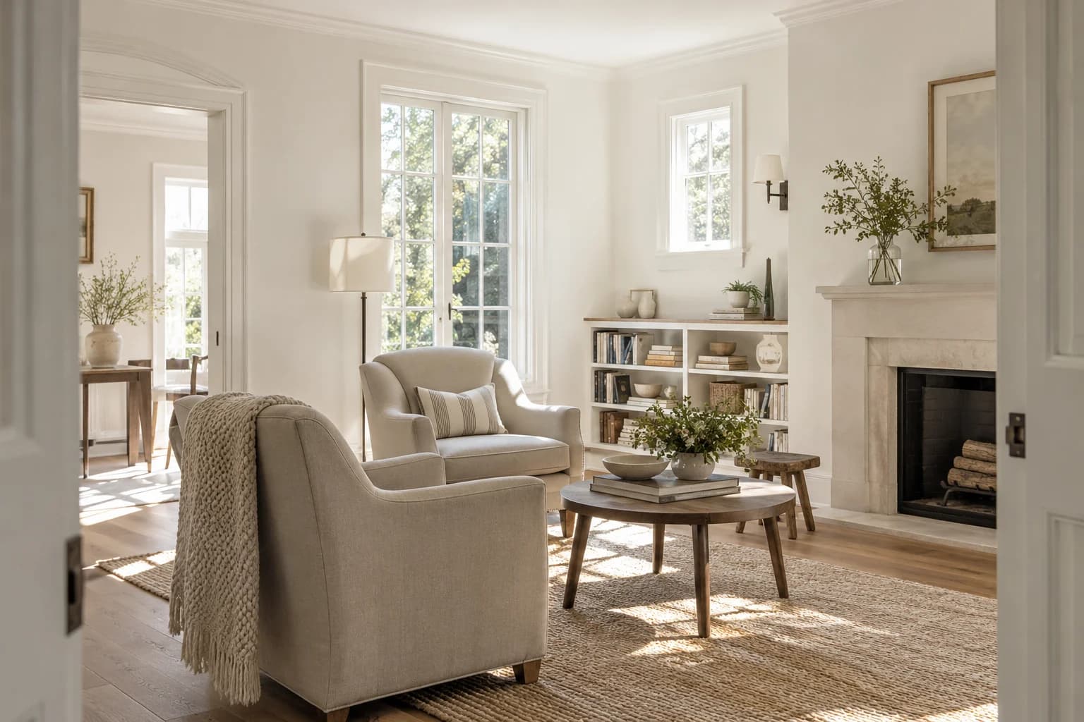Living room featuring Du Jour paint
