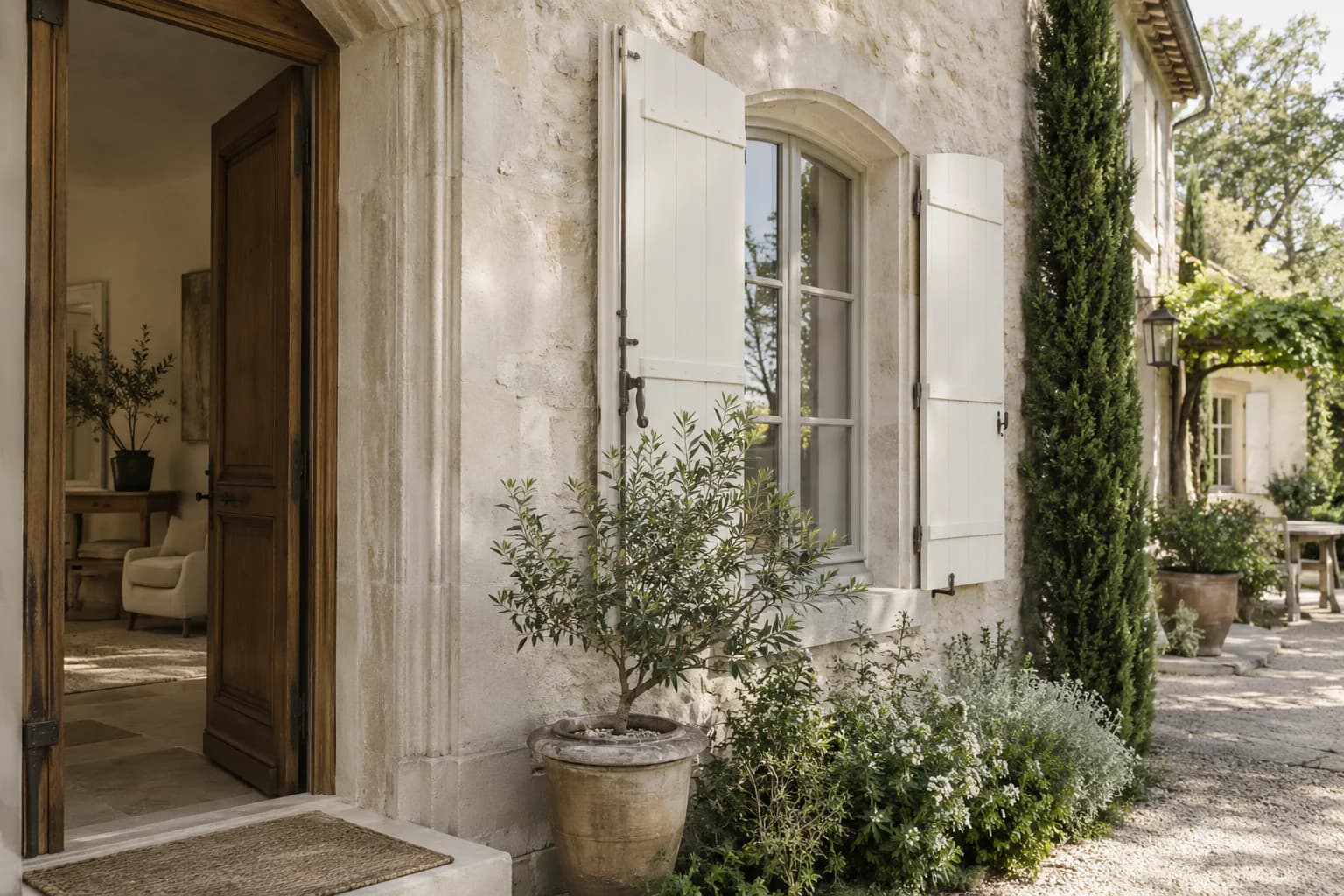 Shutters & trim featuring Du Jour paint