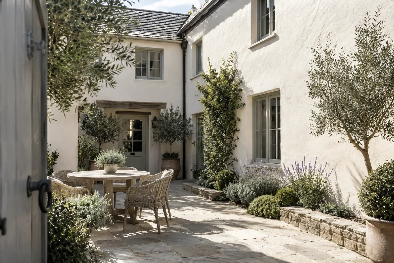 Stucco featuring Du Jour paint