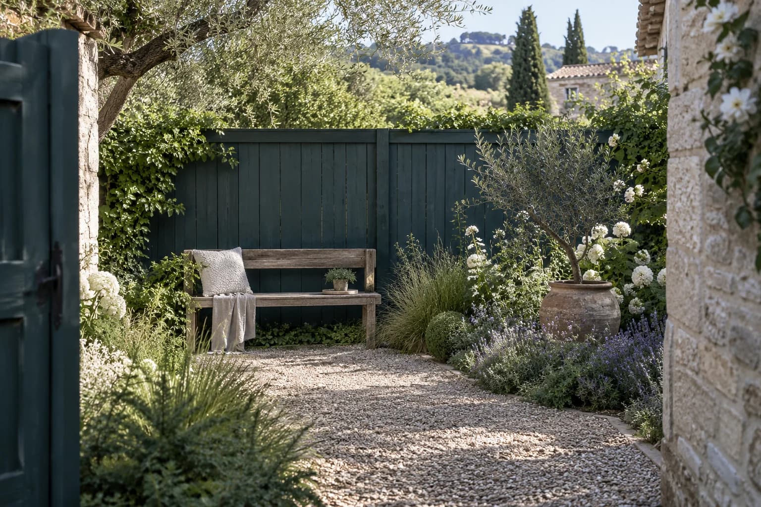 Fences & garden structures featuring Everglade Deck paint