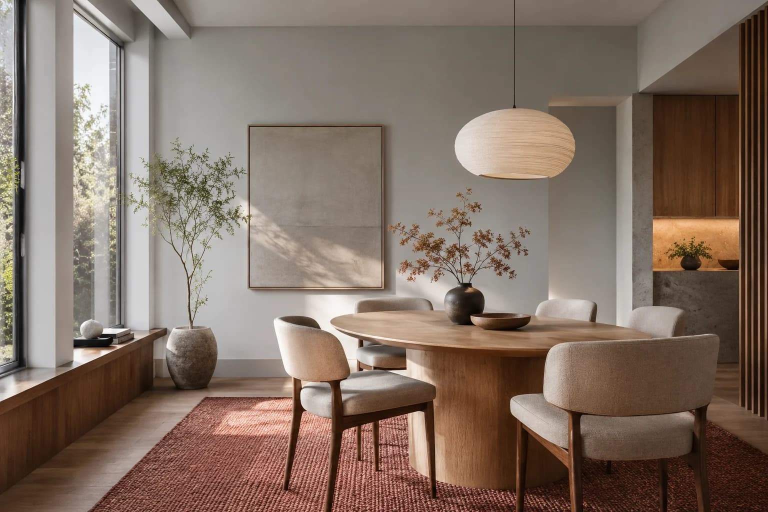 Dining room featuring Gravity paint