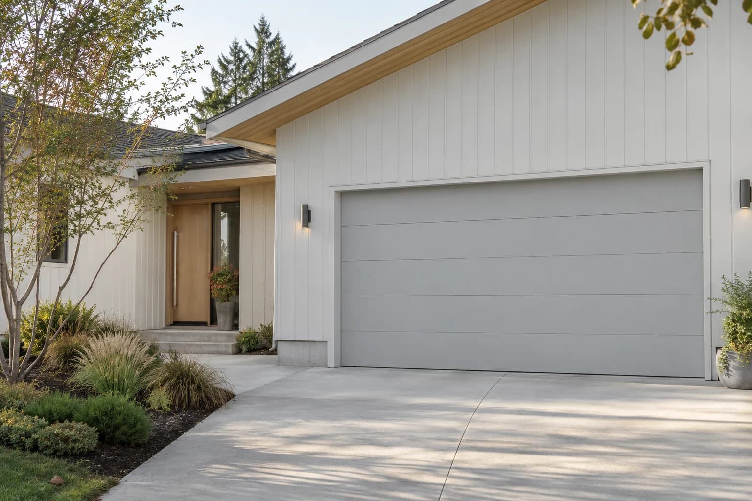 Garage door featuring Gravity paint