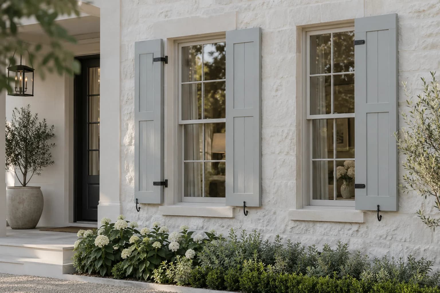Shutters & trim featuring Gravity paint
