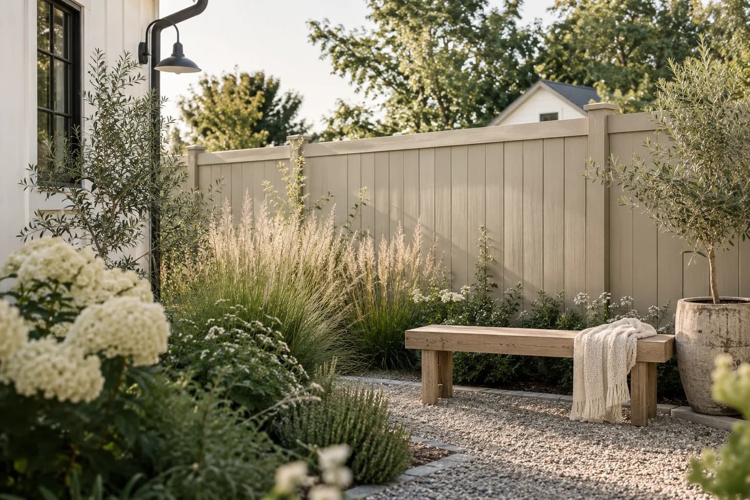 Fences & garden structures featuring Ivory Brown paint