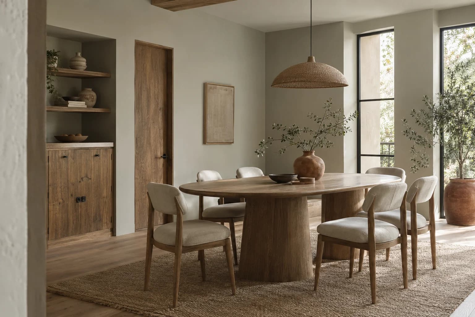 Dining room featuring Notre Dame paint