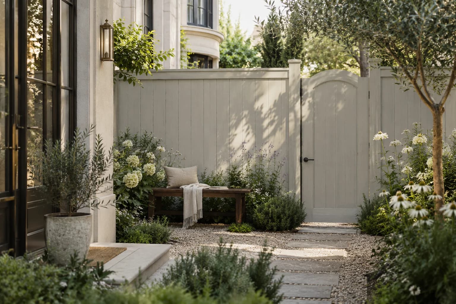 Fences & garden structures featuring Notre Dame paint